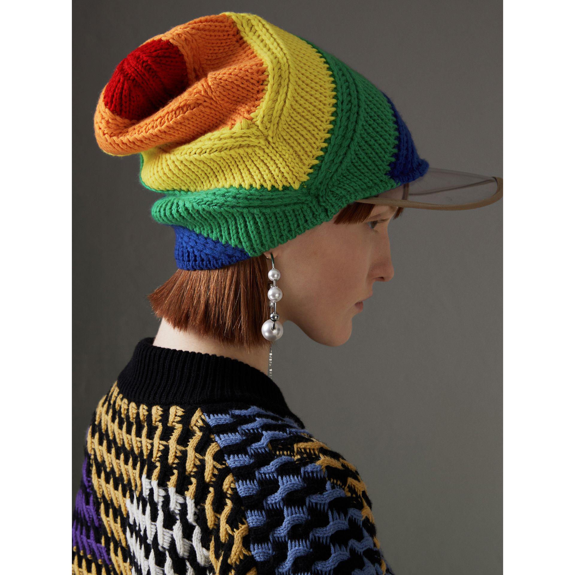 burberry rainbow beanie