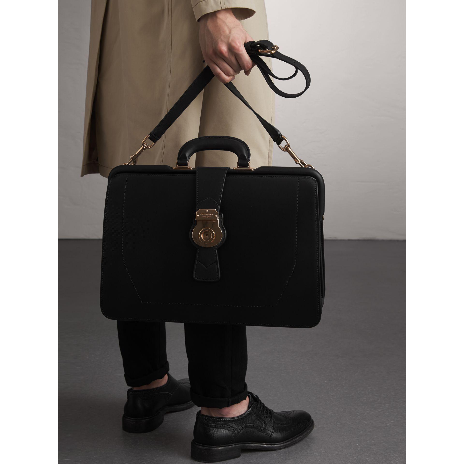 Burberry Leather The Dk88 Doctor's Bag in Black/Black (Black) for Men | Lyst
