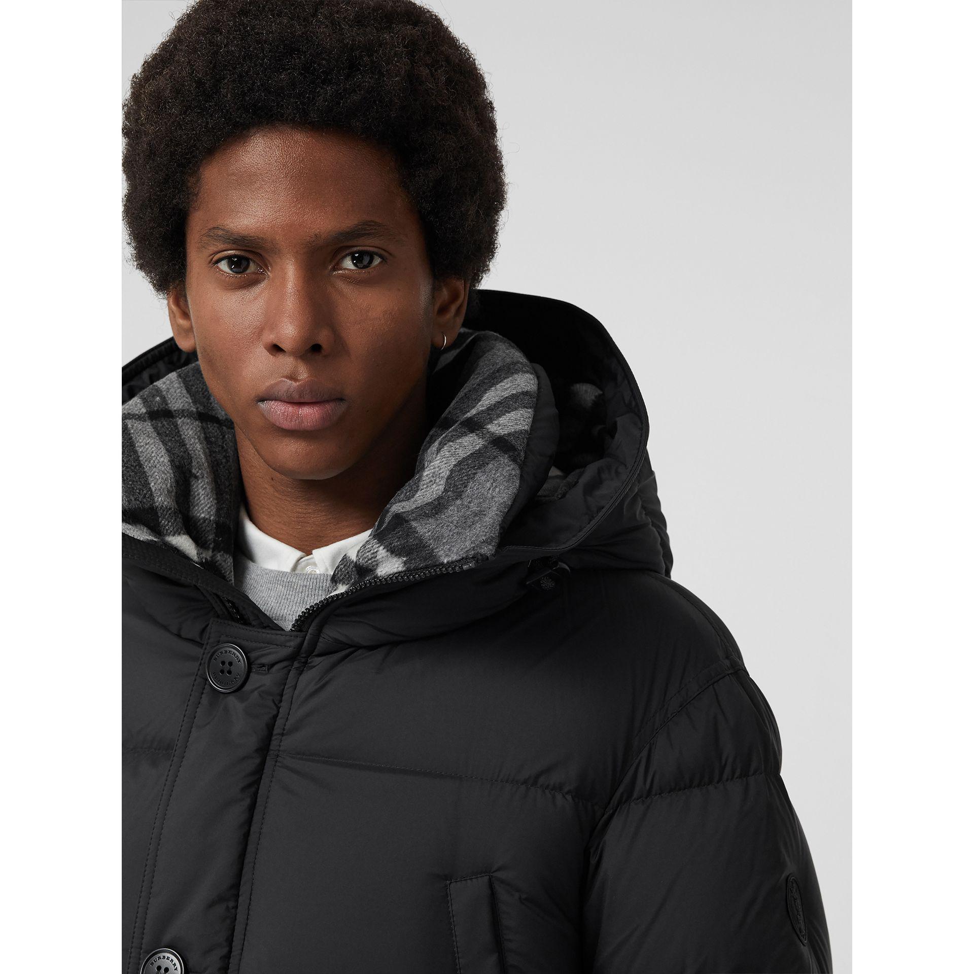 burberry hooded puffer jacket