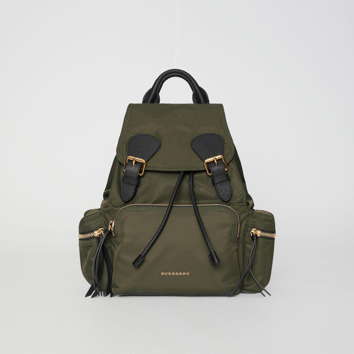 burberry backpack green