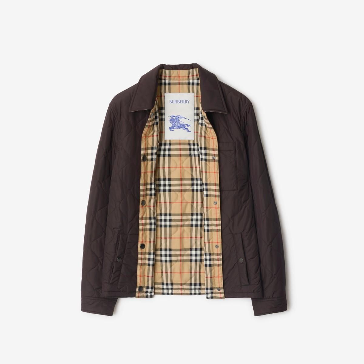 Burberry Reversible Quilted Nylon Overshirt in Black for Men Lyst UK