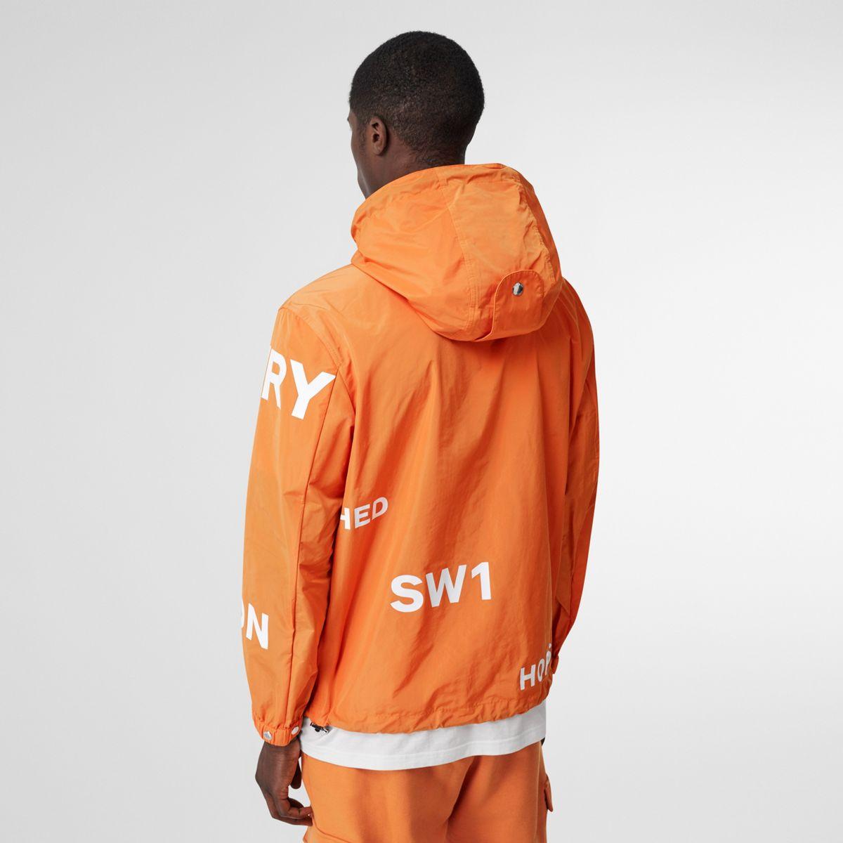 Orange Burberry Sw1 Jacket Orange Burberry Jackets For Men Lyst UK