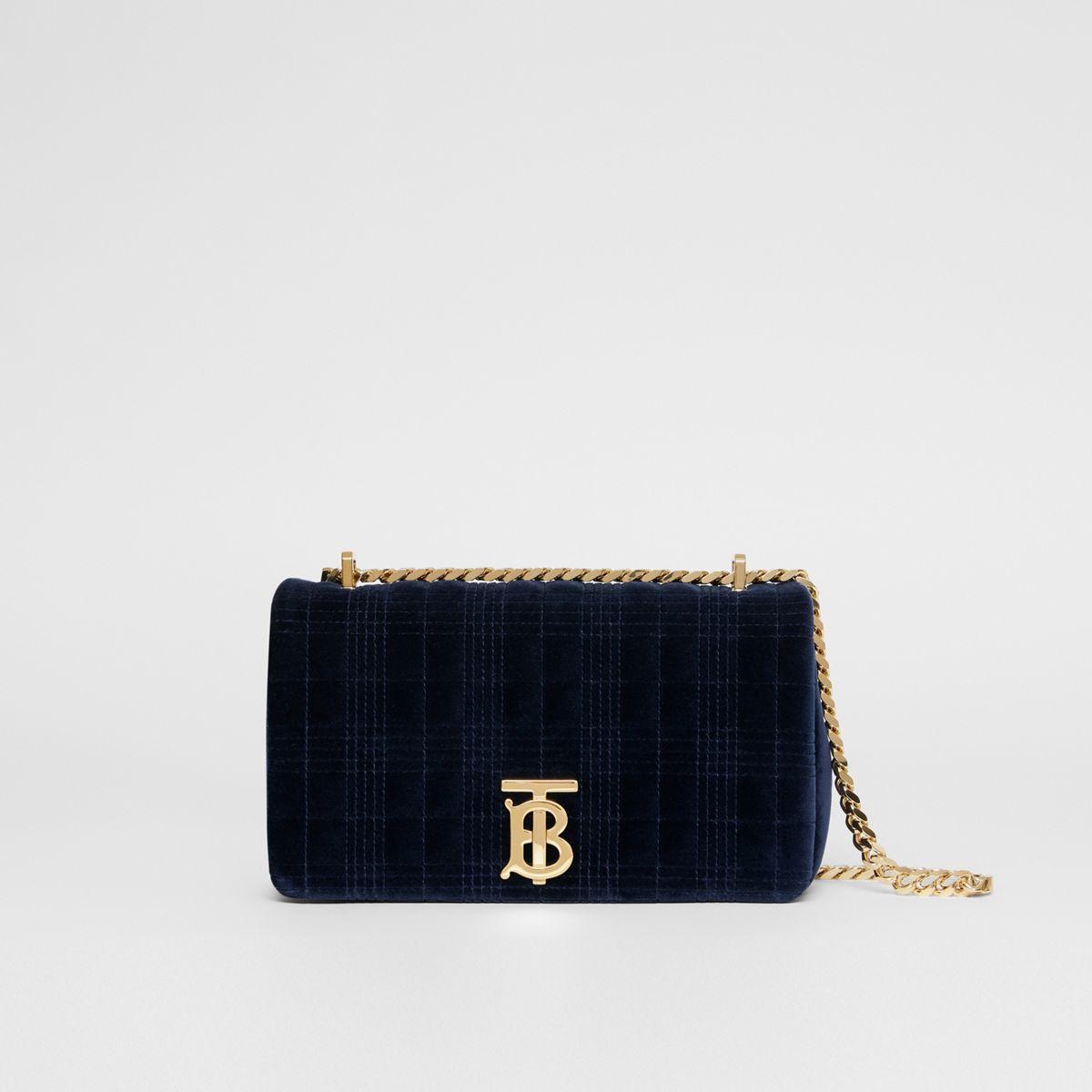 Burberry Lola Double Pouch Bag in Blue