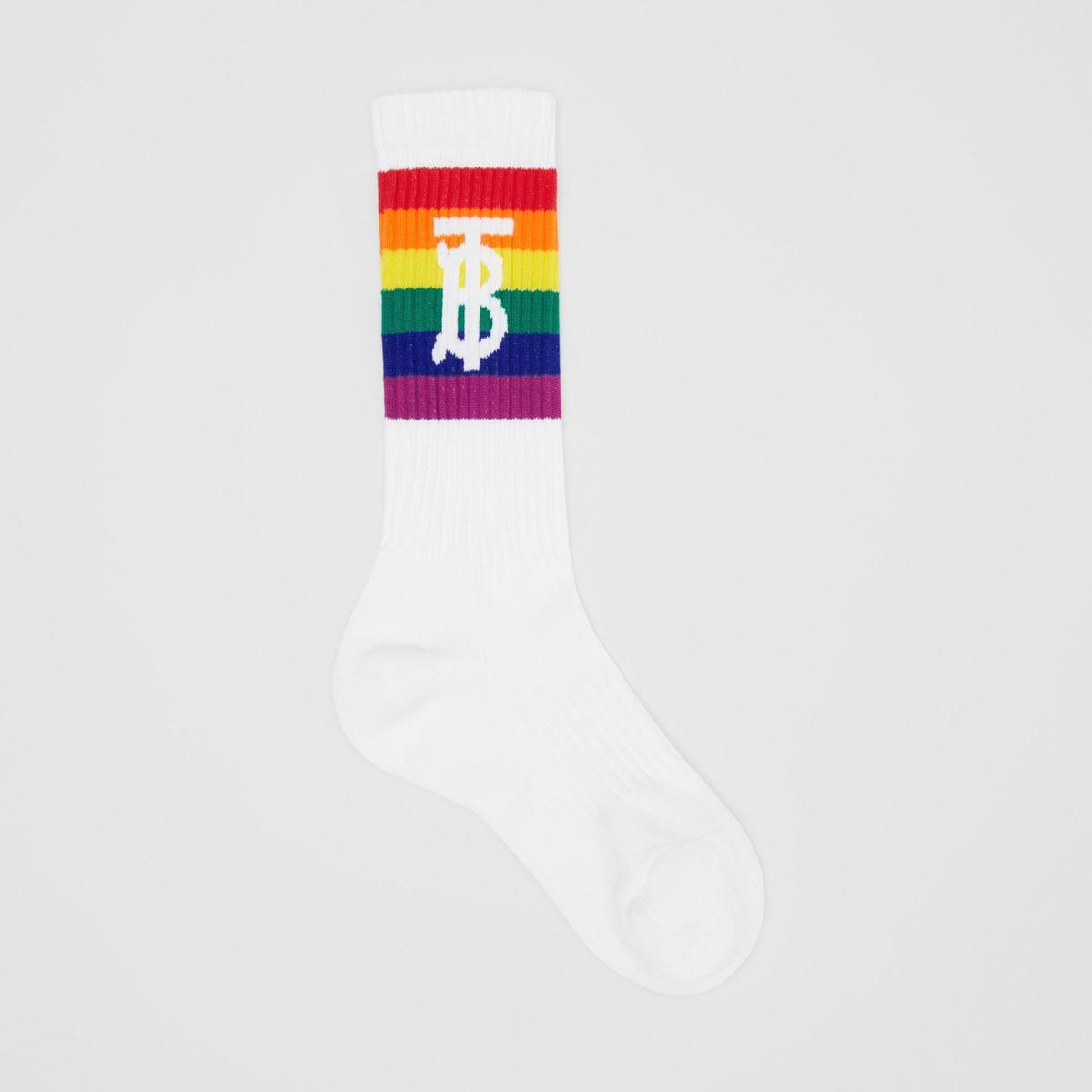 burberry rainbow socks