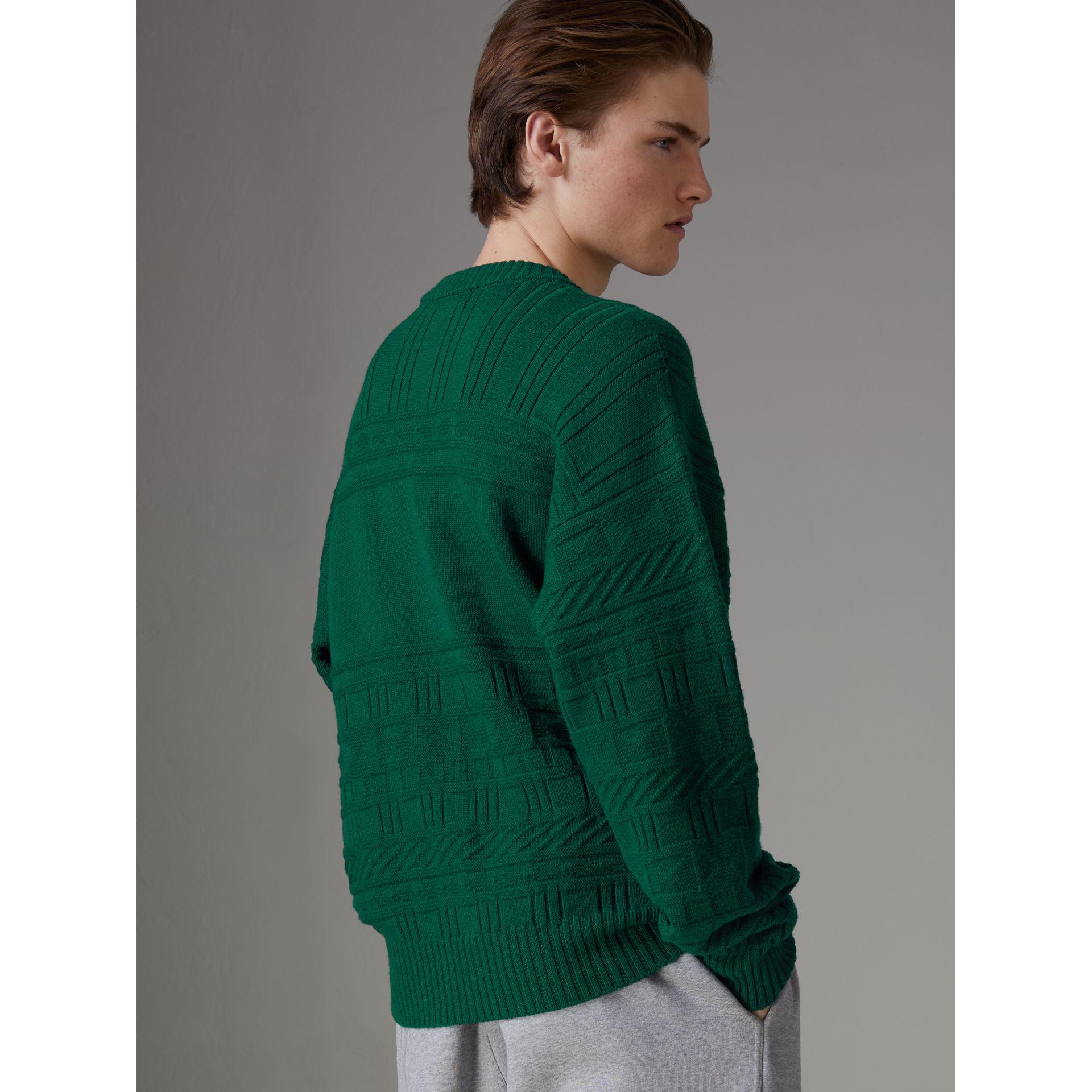 burberry green sweater