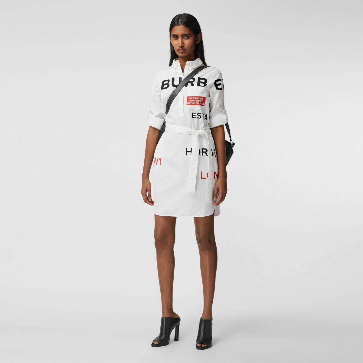 burberry shirt dress womens