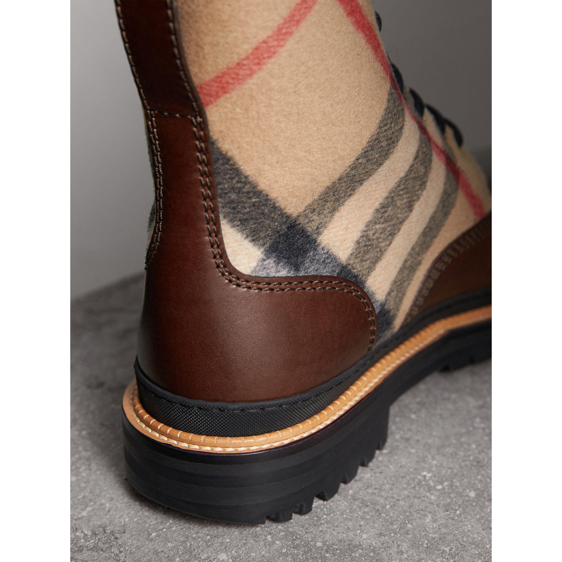 burberry shearling boots