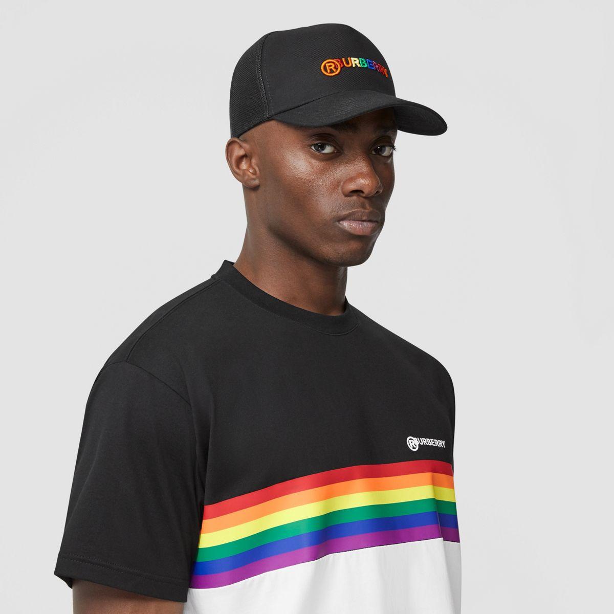 burberry rainbow cap