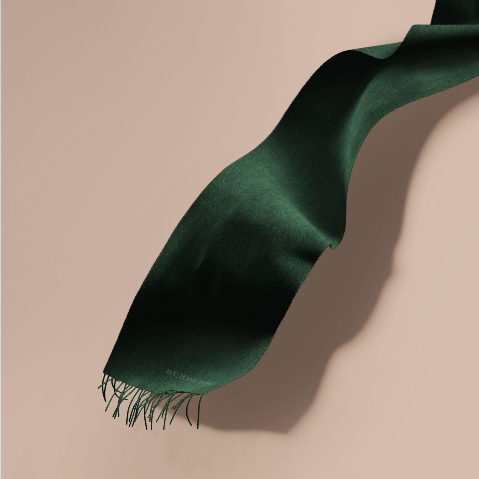 Burberry The Classic Cashmere Scarf Dark Forest Green Lyst