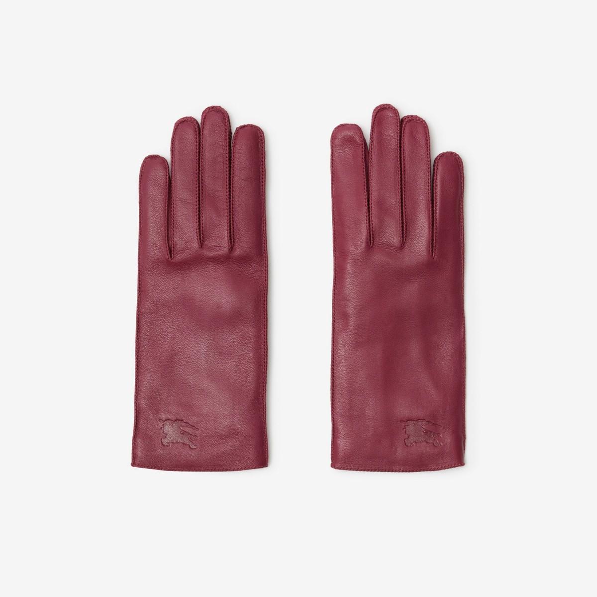 Burberry best sale leather gloves