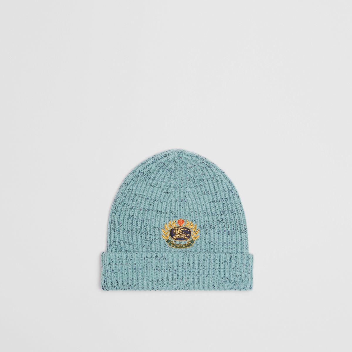 burberry beanie blue