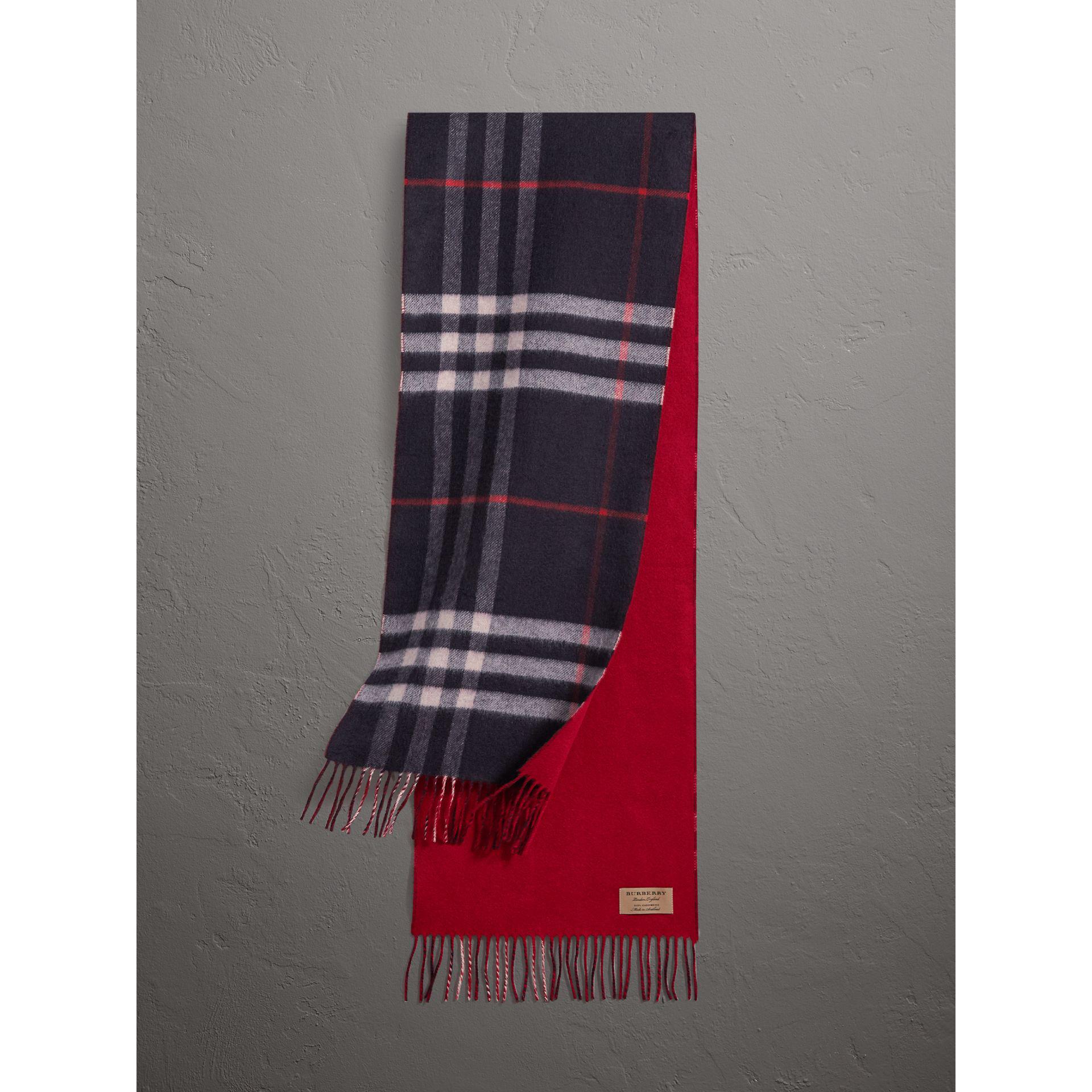 navy burberry scarf