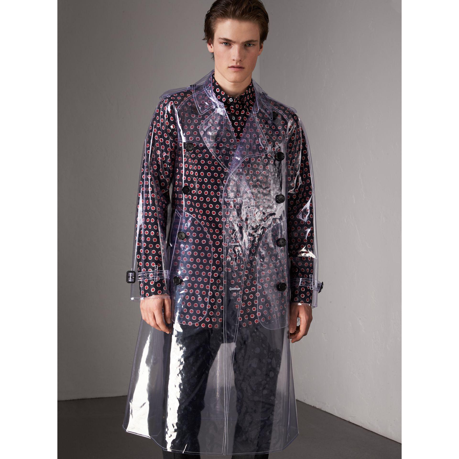 burberry plastic raincoat
