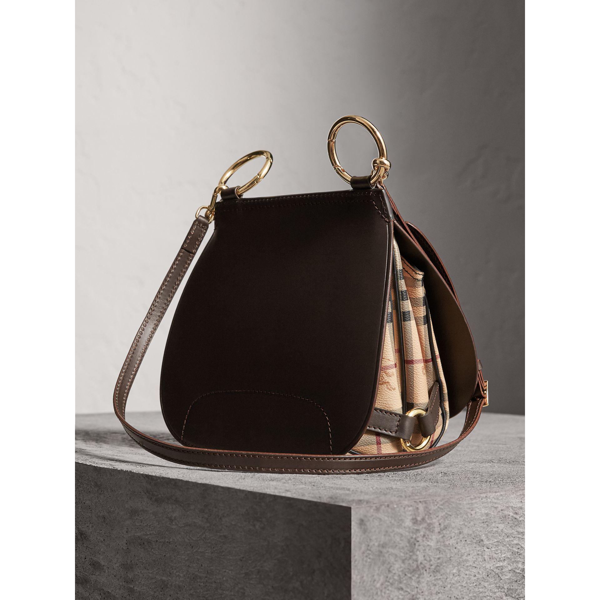 Burberry Leather Bridle Saddle Bag - Brown Shoulder Bags, Handbags -  BUR209408