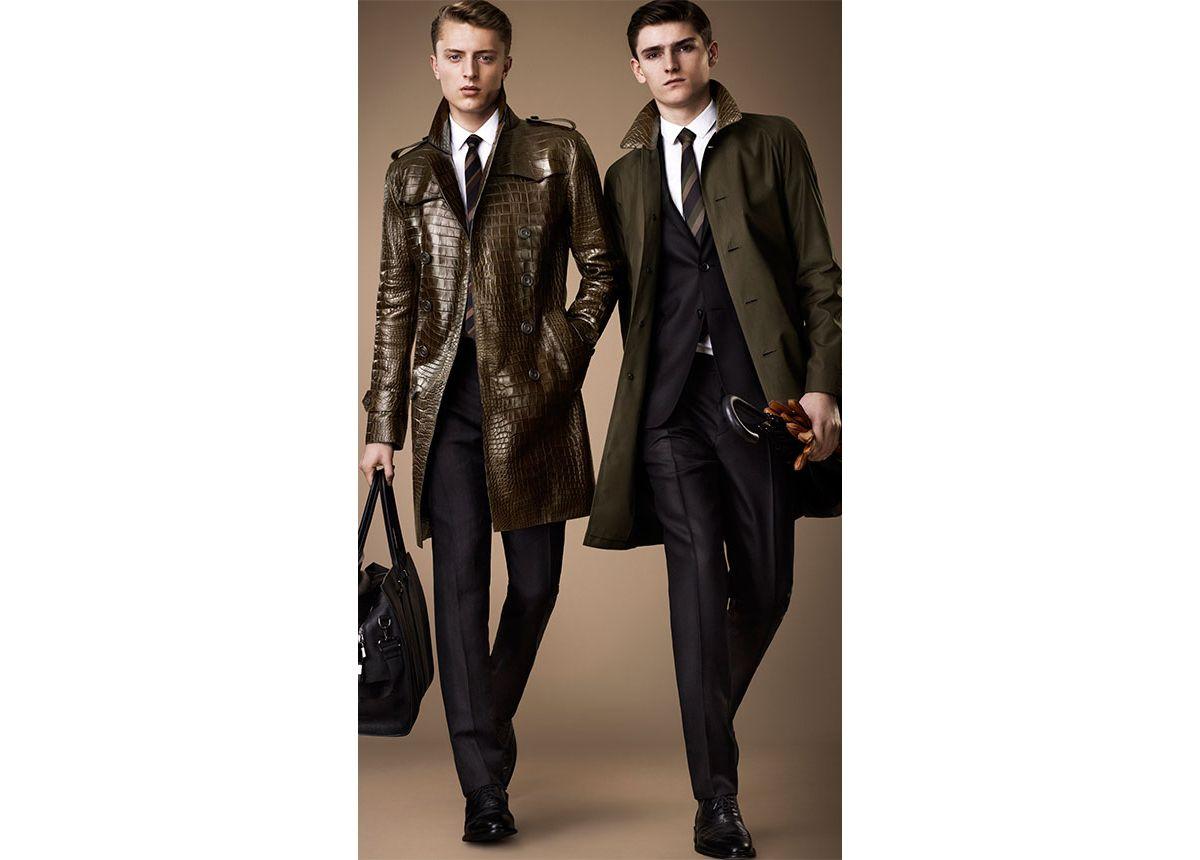 Burberry alligator trench coat hotsell
