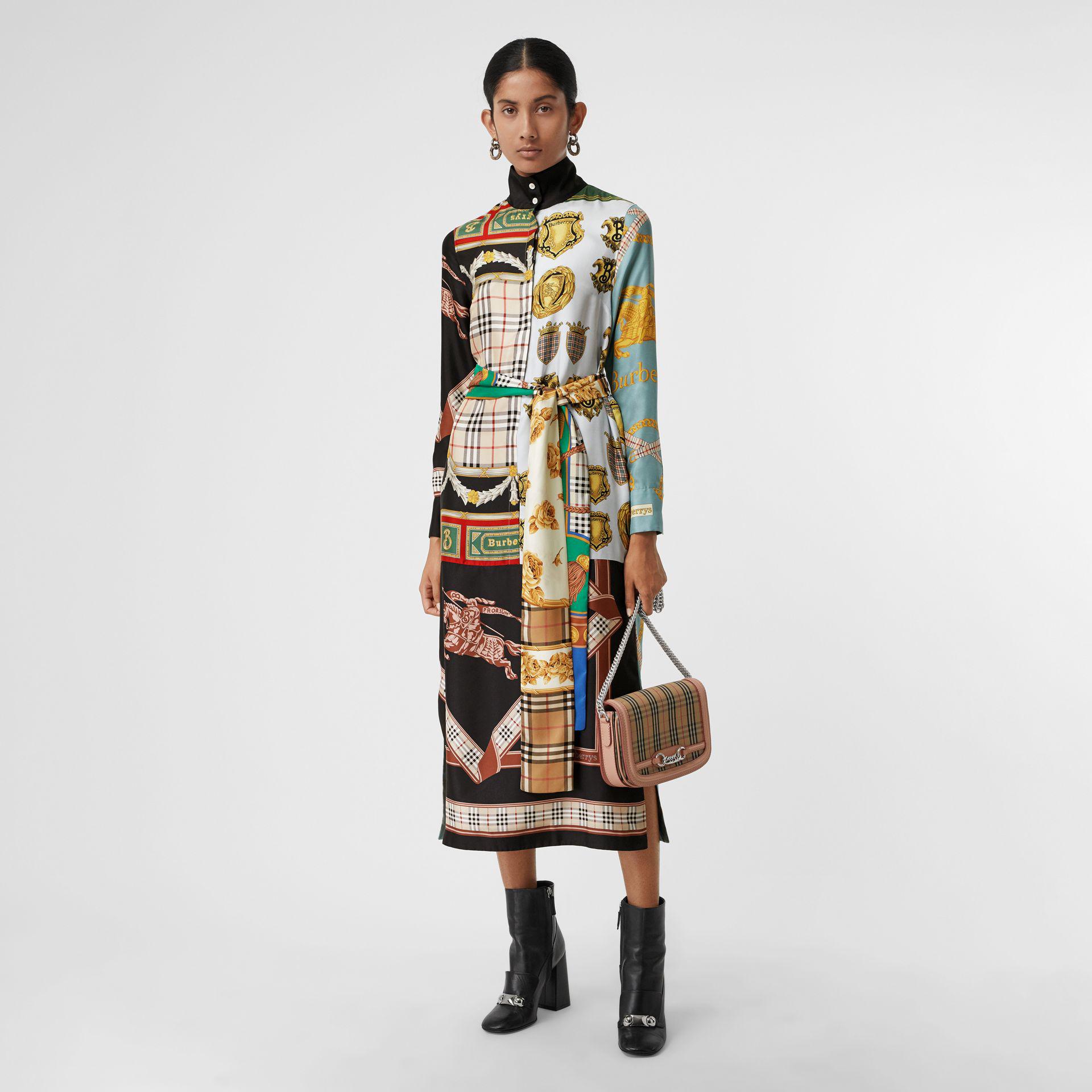 burberry print dress