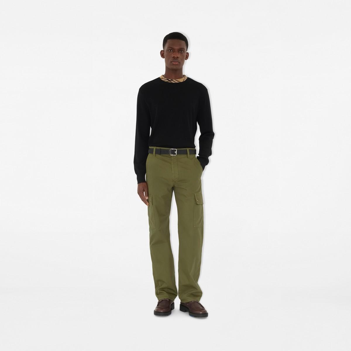 Green Burberry Pants for Men | Lyst