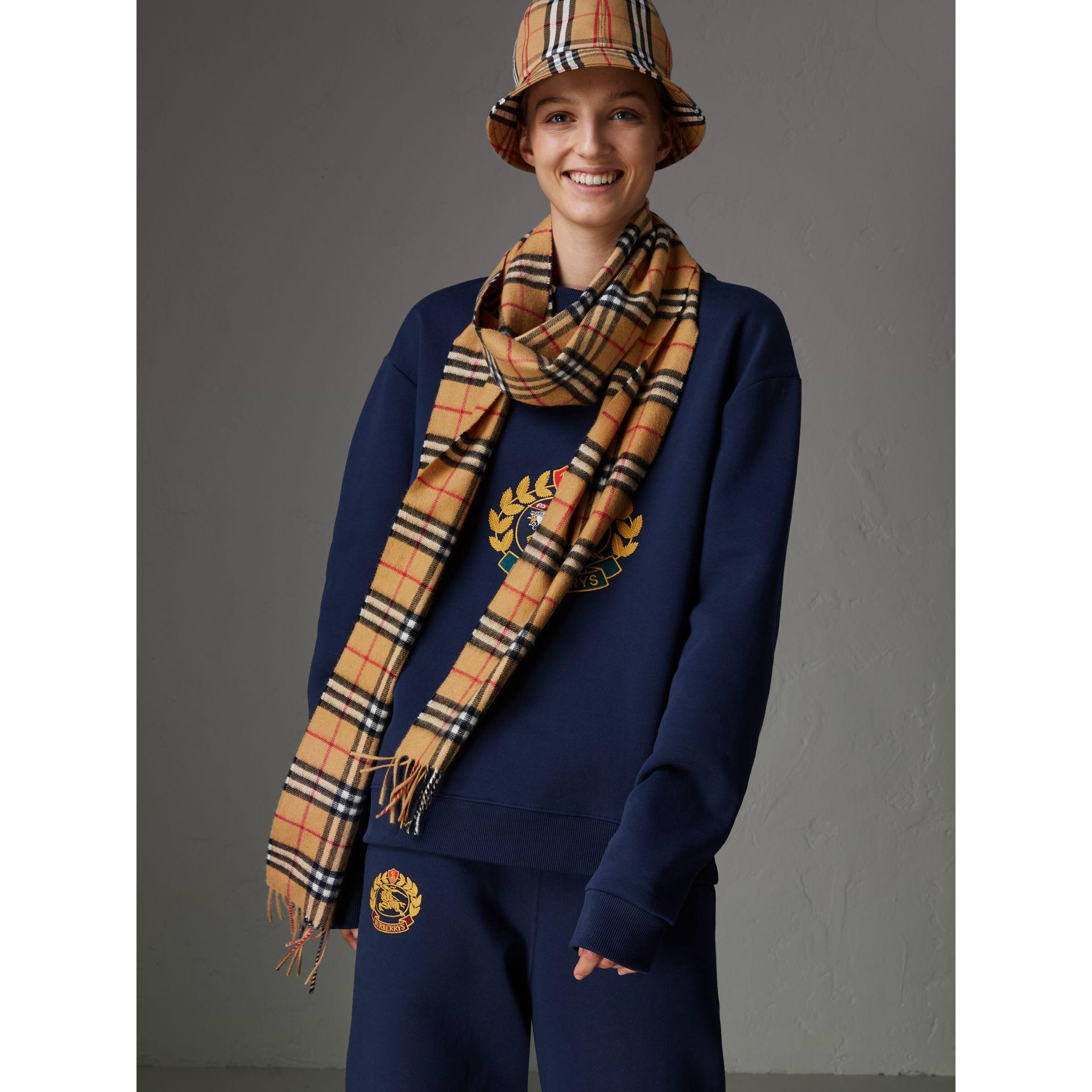 burberry vintage check cashmere scarf