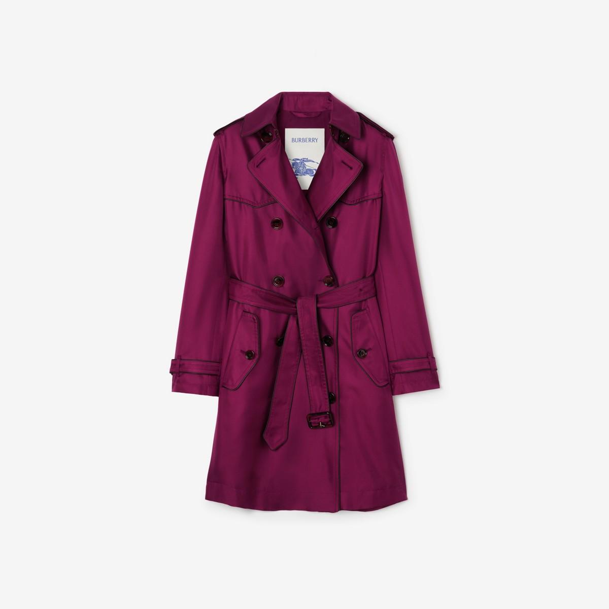 Purple Burberry Coats for Women | Lyst