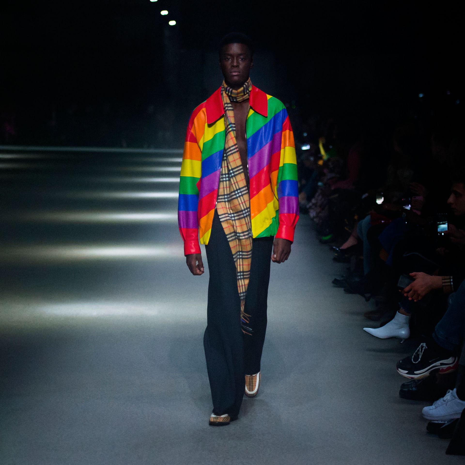 burberry rainbow jacket