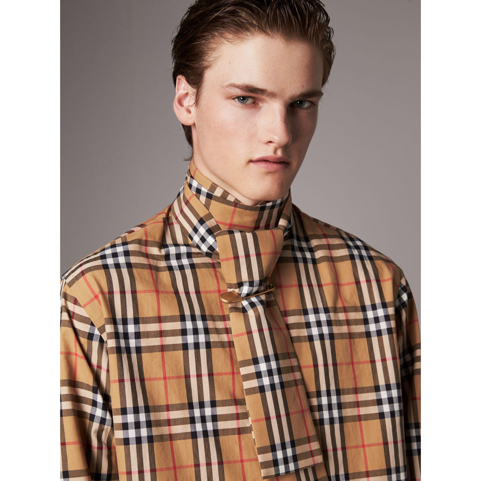 burberry shirt and tie