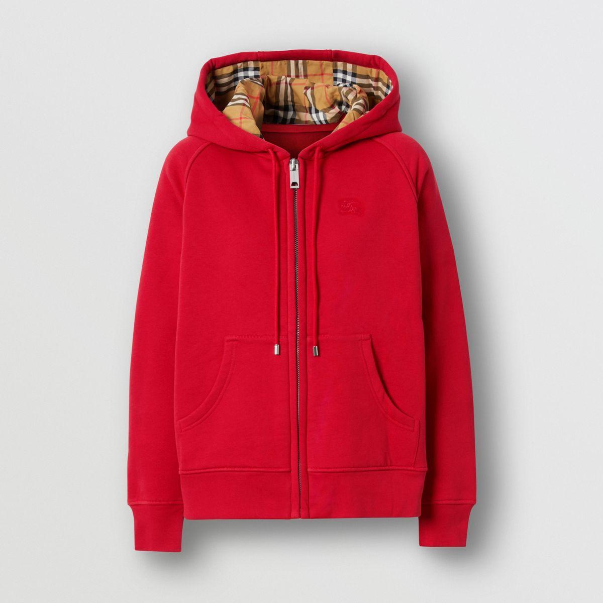 burberry vintage check hoodie