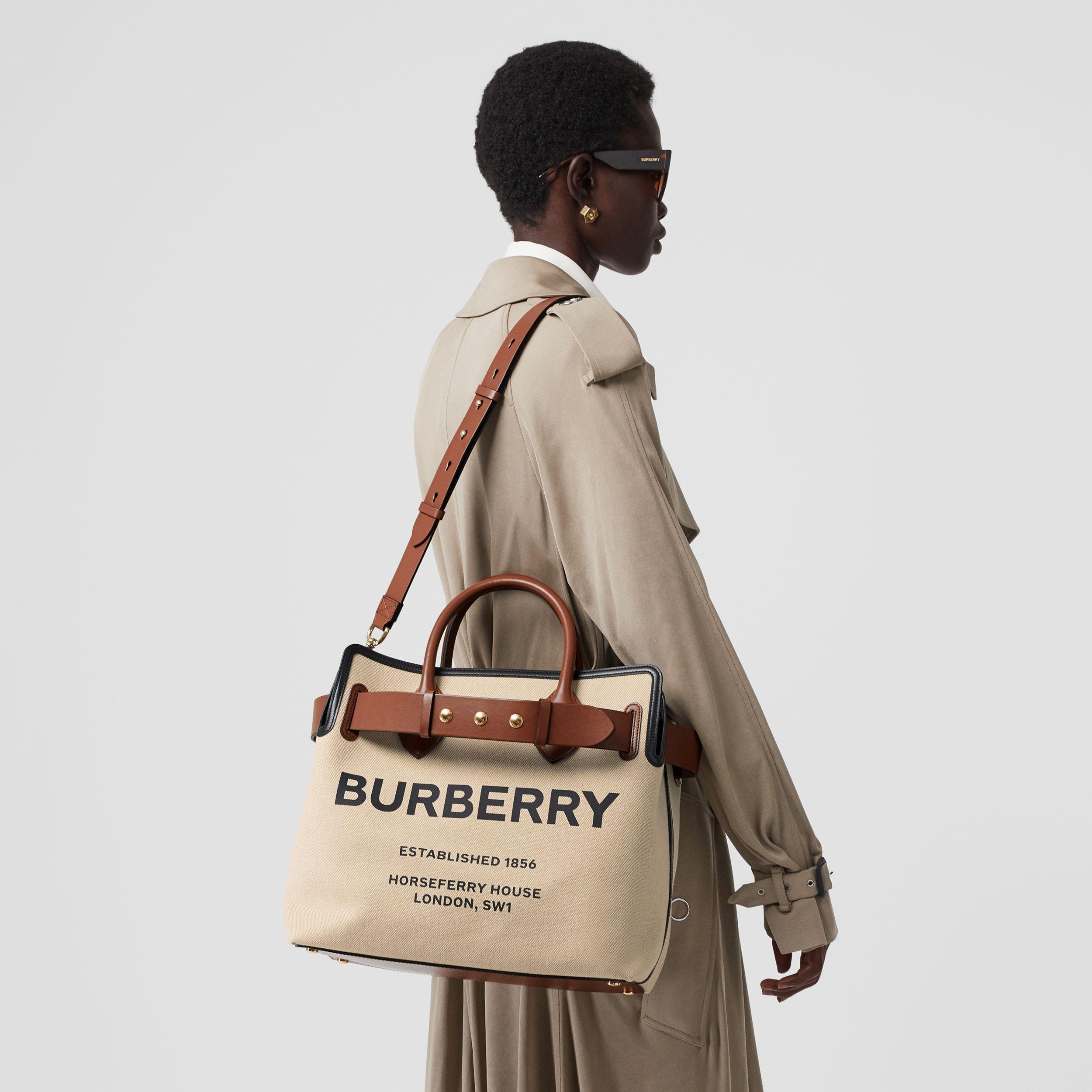 Burberry the medium soft cotton canvas belt bag sale