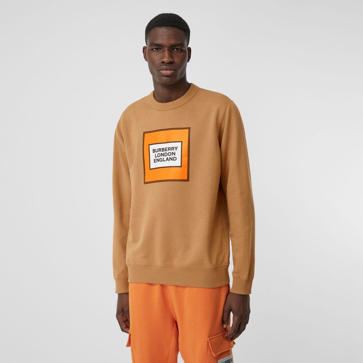 Burberry store orange sweatshirt