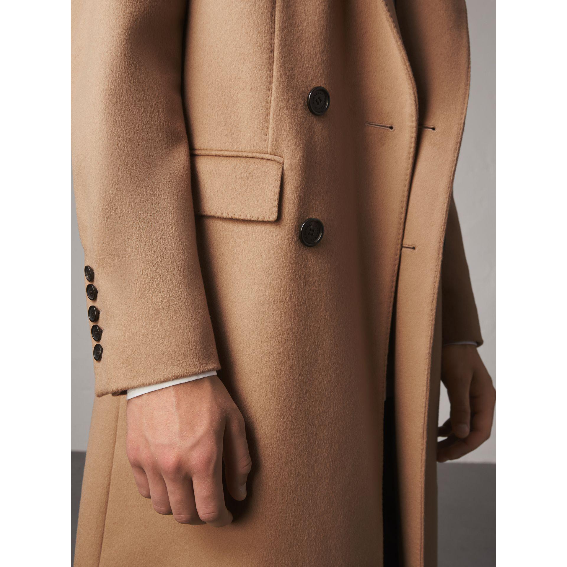 Italian Wool Cashmere Double Breasted Tailored Coat