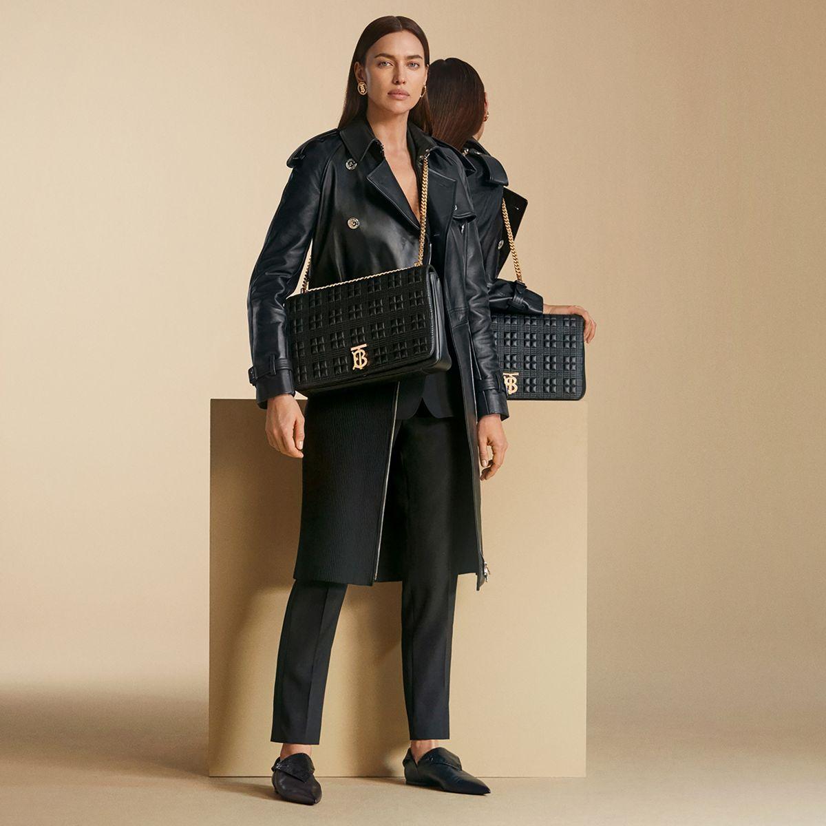 BURBERRY: Lola bag in quilted leather - Black