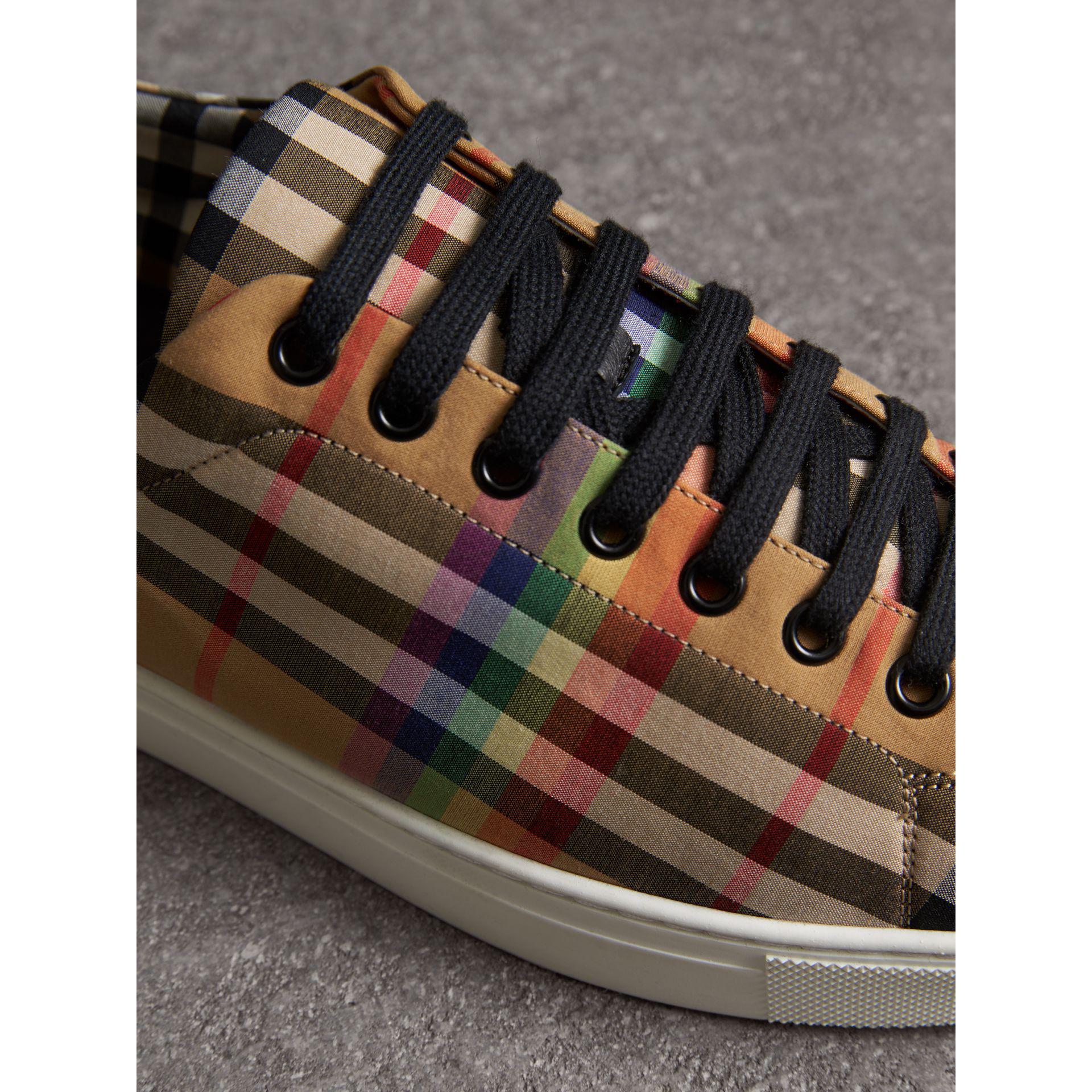 rainbow burberry shoes