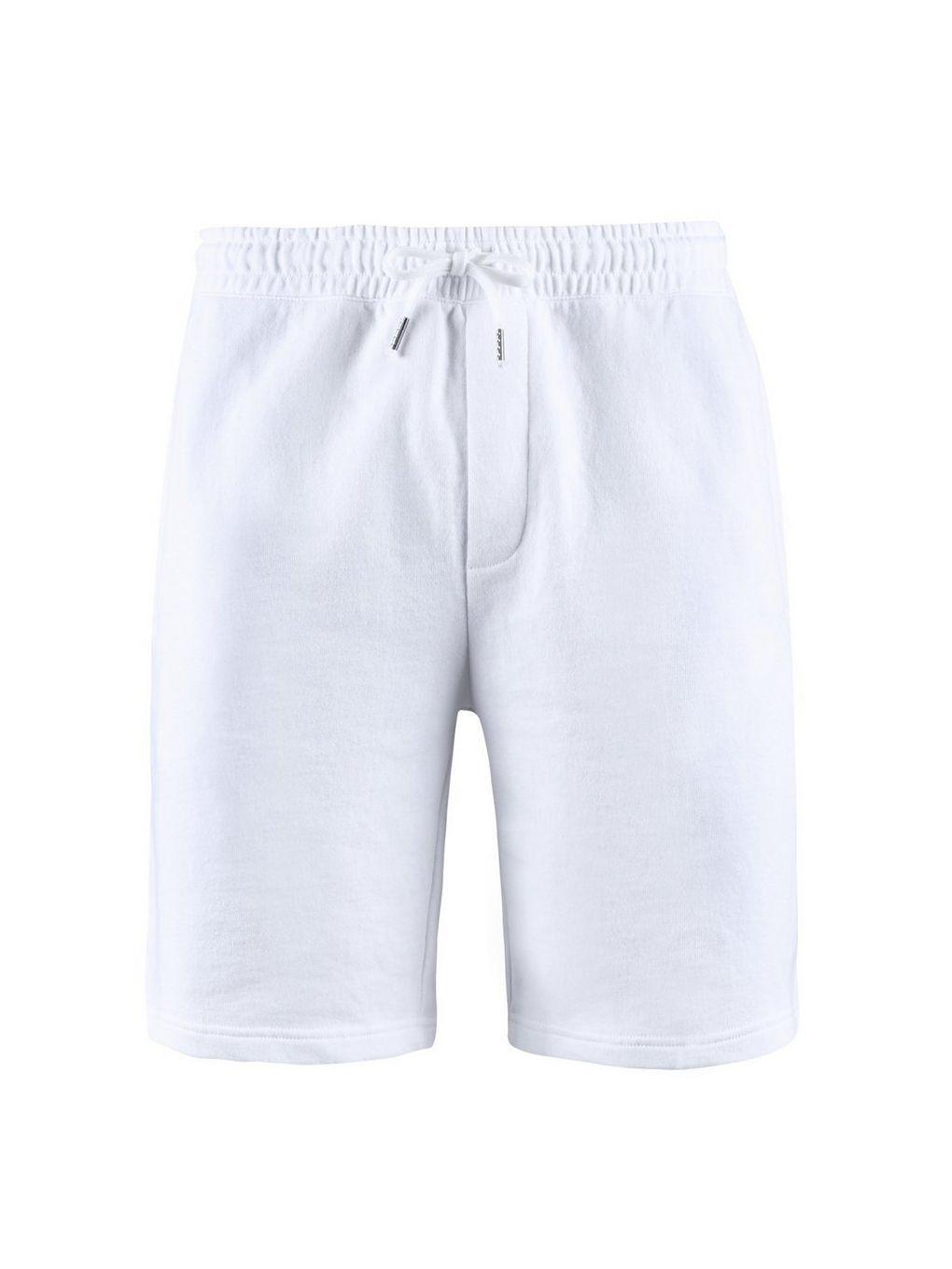 white jersey shorts mens
