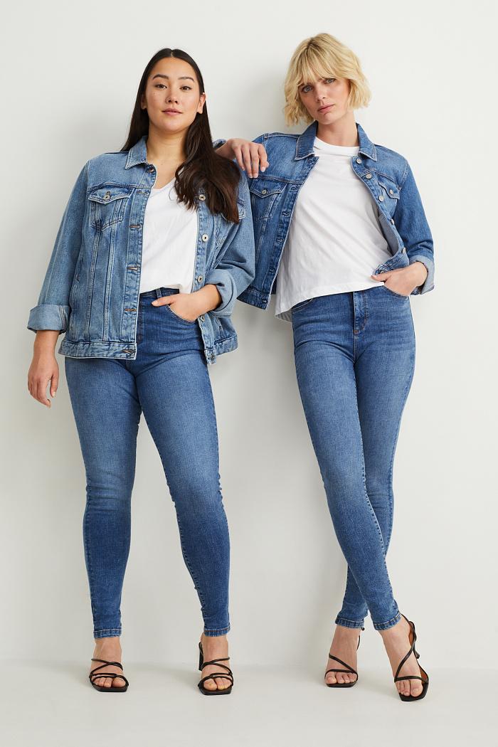 C&A Skinny Jeans-high Waist-lycra® in het Blauw | Lyst NL