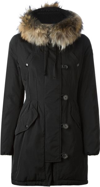 Moncler Arrious Padded Parka in Black | Lyst