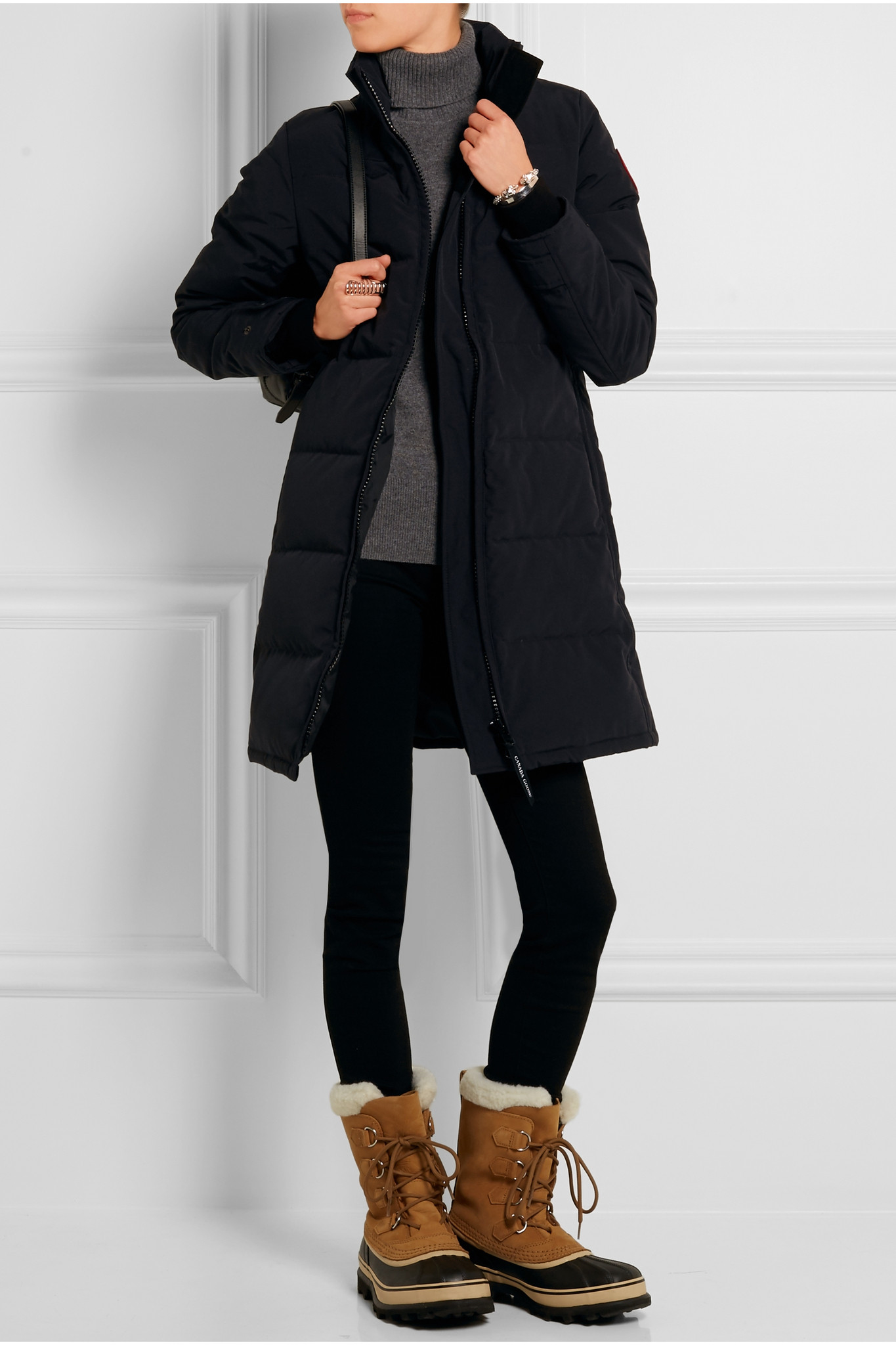 Canada Goose jackets replica discounts - Canada goose Heatherton Quilted Shell Down Coat in Blue (Navy) | Lyst