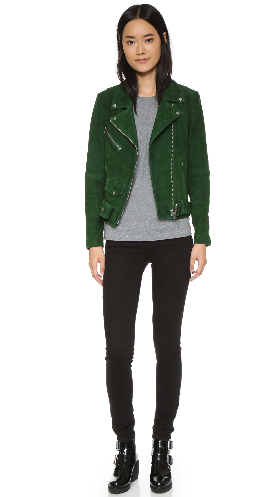 veda leather biker jacket