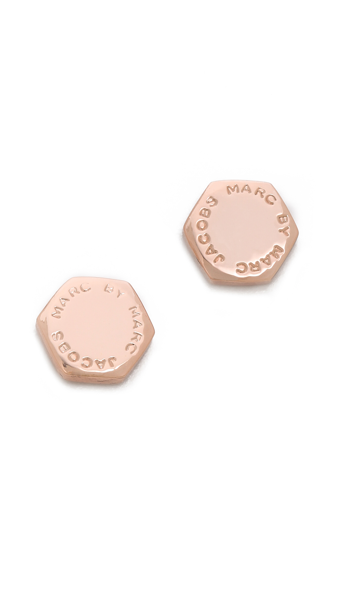 Lyst Marc By Jacobs Bolt Studs In Metallic Gallery