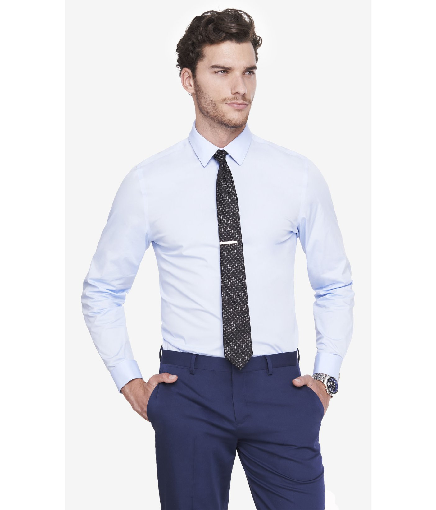 express modern fit dress shirt