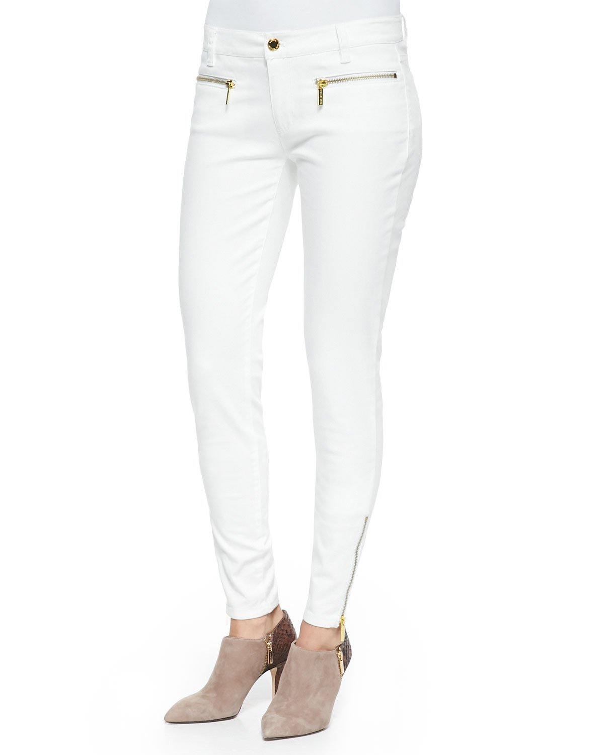 michael kors white jeans