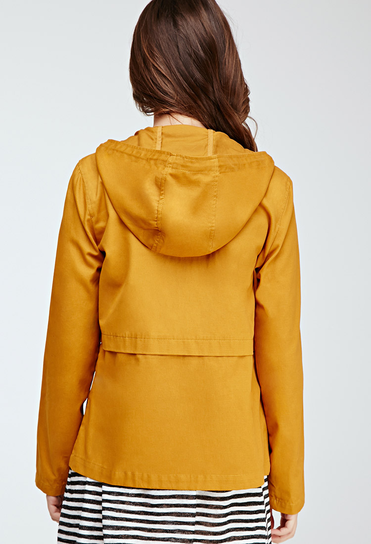 mustard yellow utility jacket