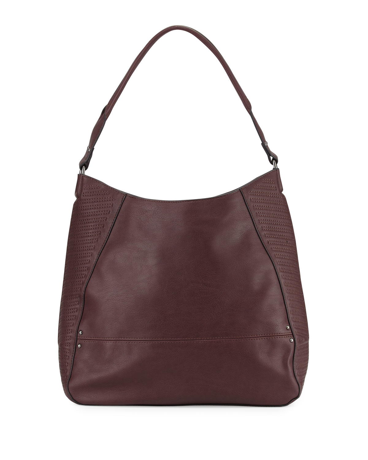 French connection Dakota Faux-leather Hobo Bag in Brown | Lyst