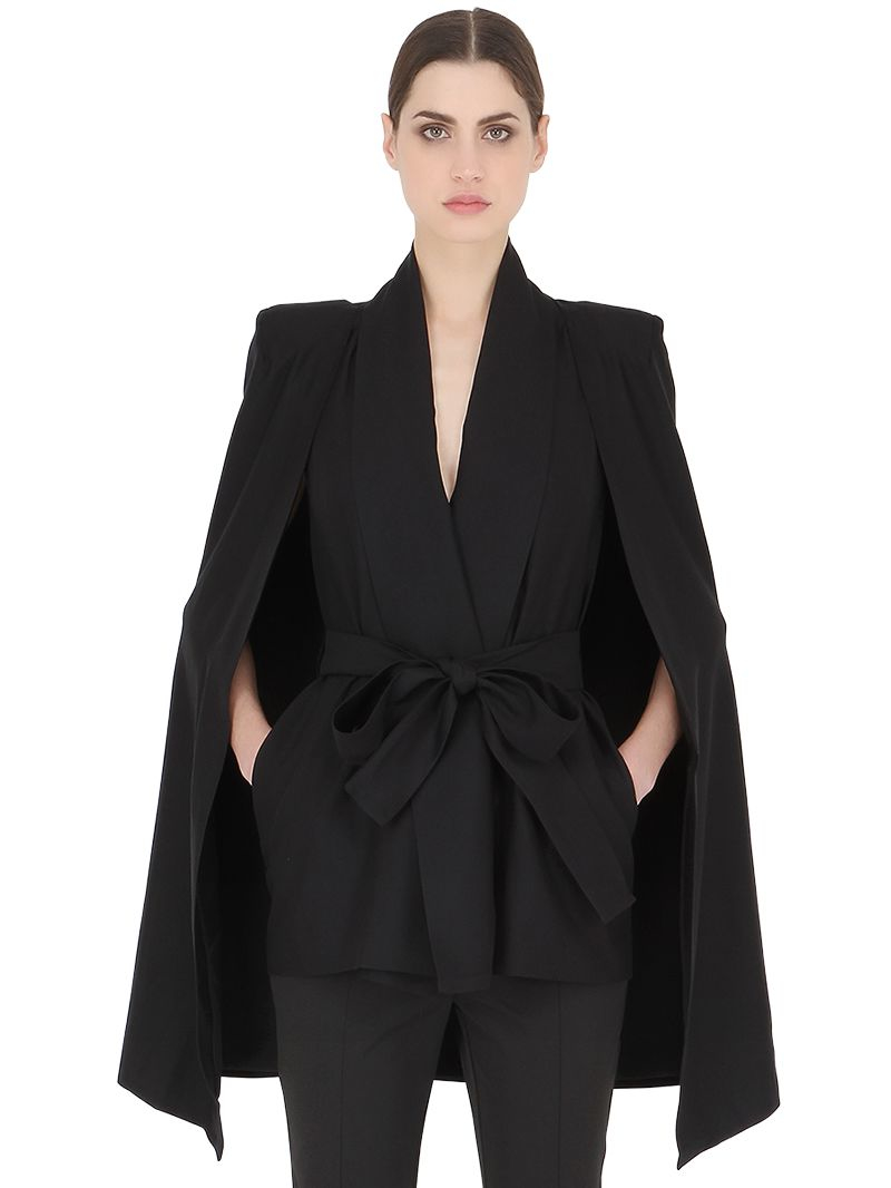 formal cape jacket