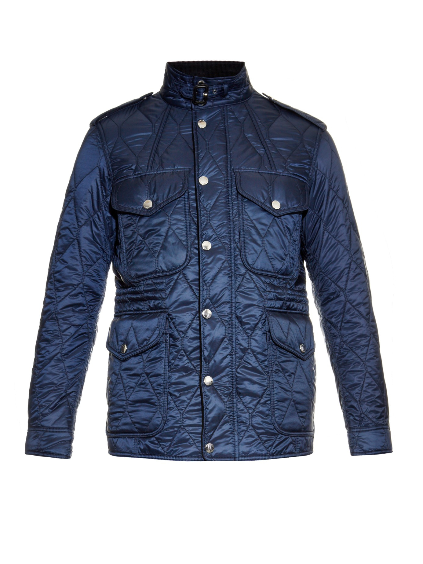 Burberry Brit Garrington Quilted Field Jacket in Blue for Men | Lyst