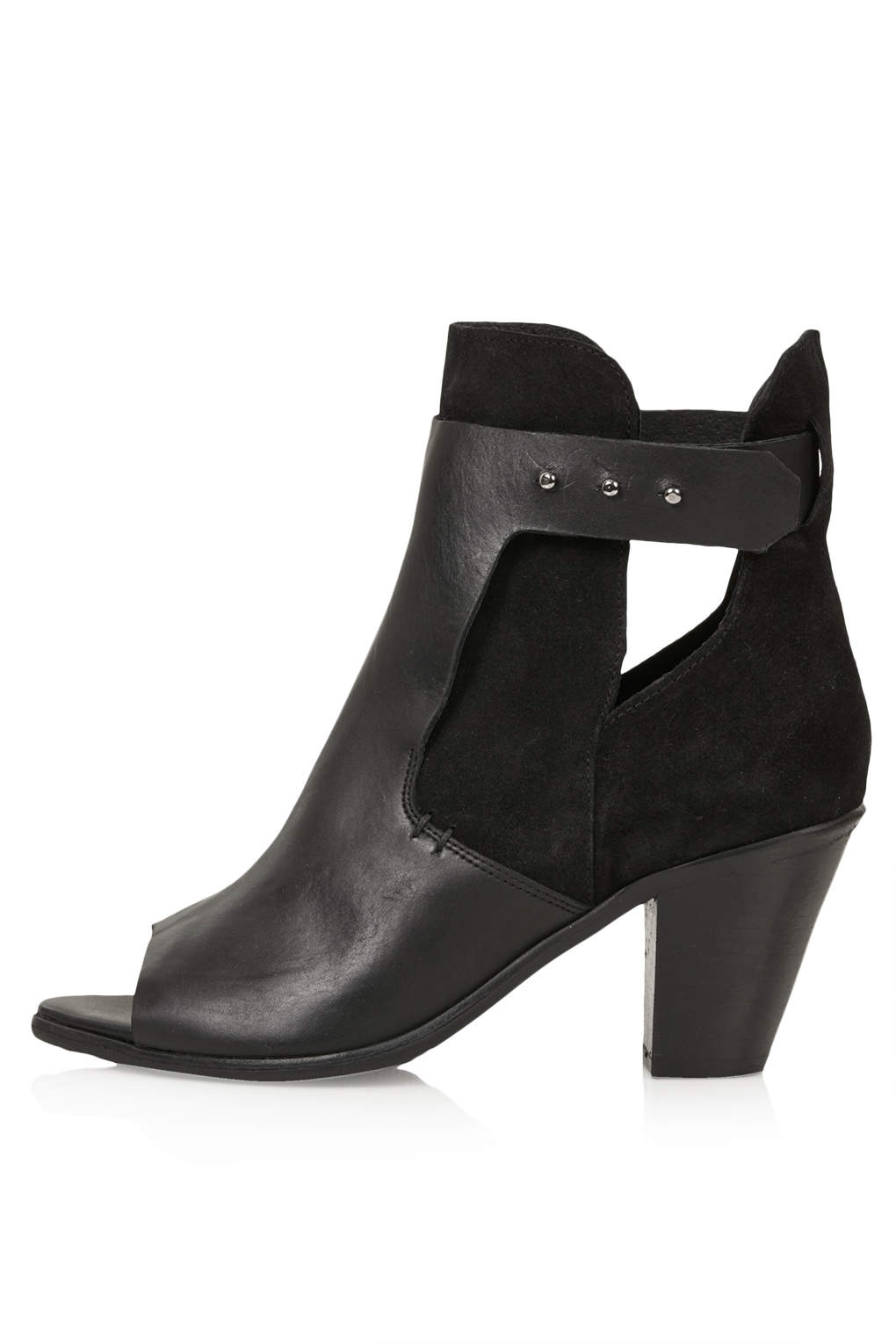 new look peep toe boots