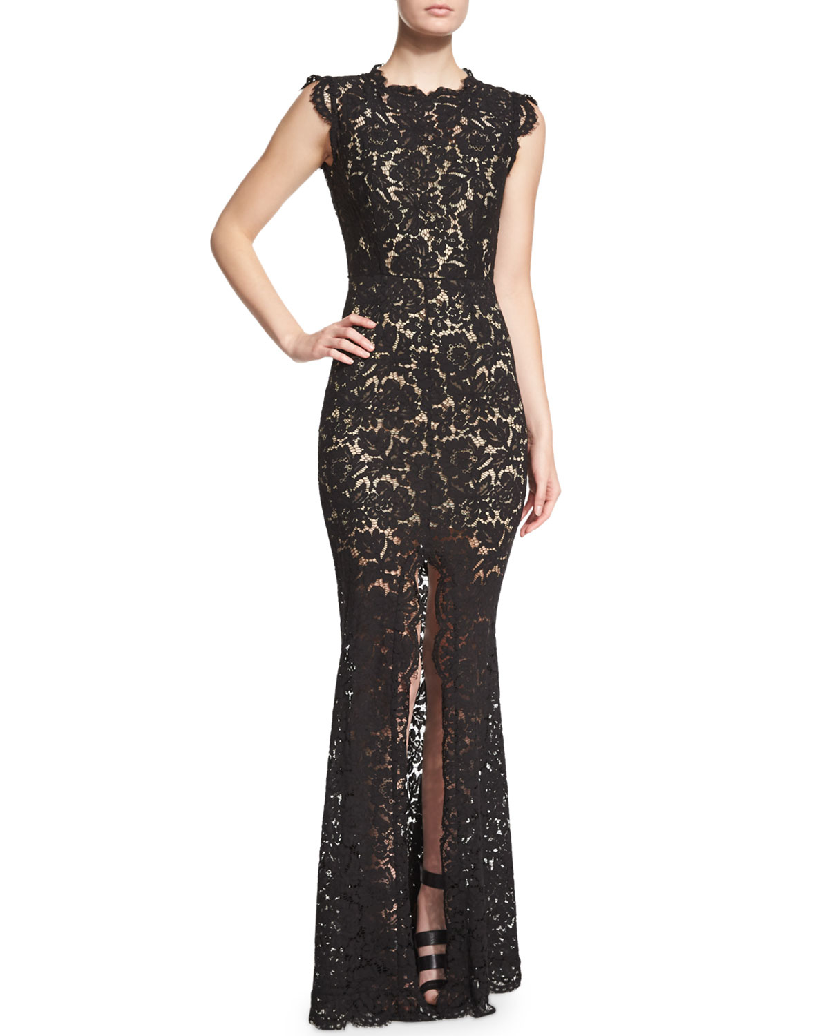 rachel zoe estelle cutout maxi dress
