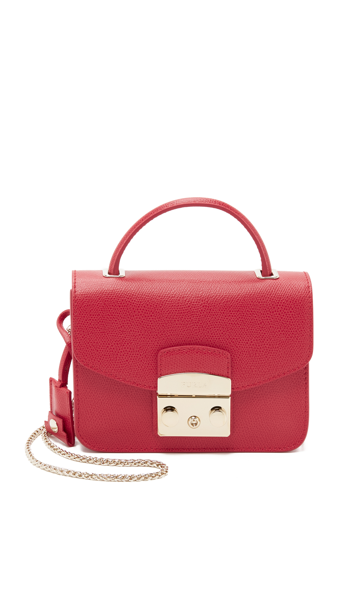 Furla Metropolis Top Handle Mini Cross Body Bag - Ruby in Red | Lyst