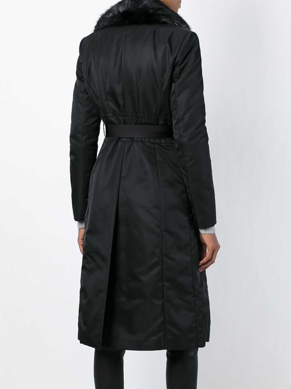 Moncler 'sisteron' Trench Coat in Black Lyst