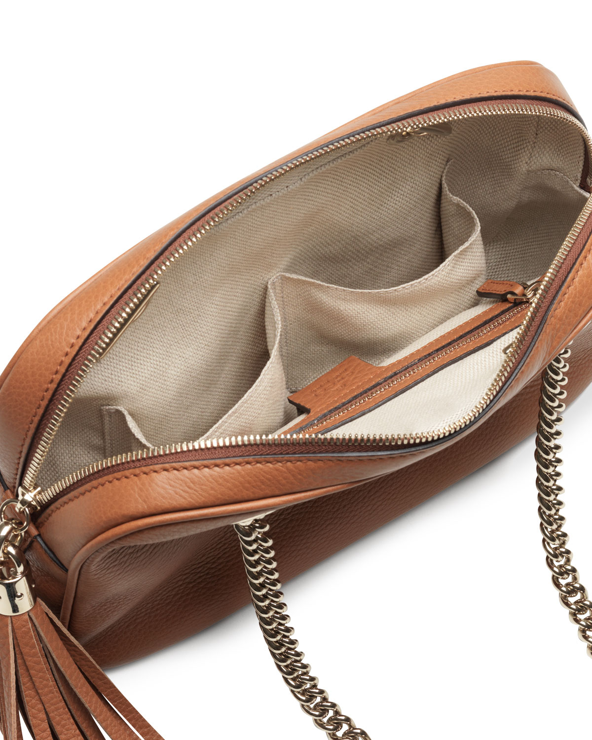 Gucci Soho Shoulder Bag Tan IUCN Water