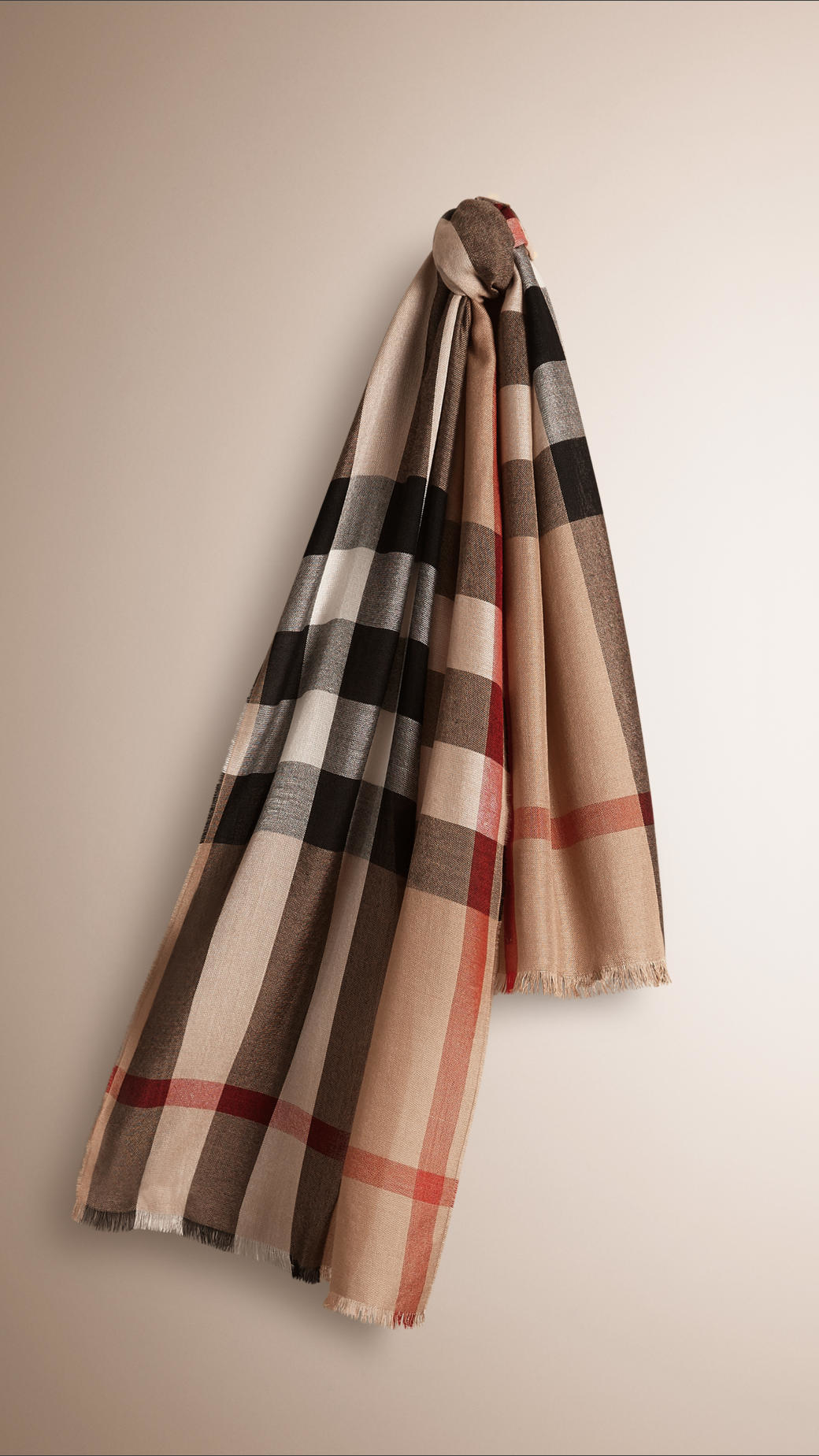 burberry cashmere and silk scarf