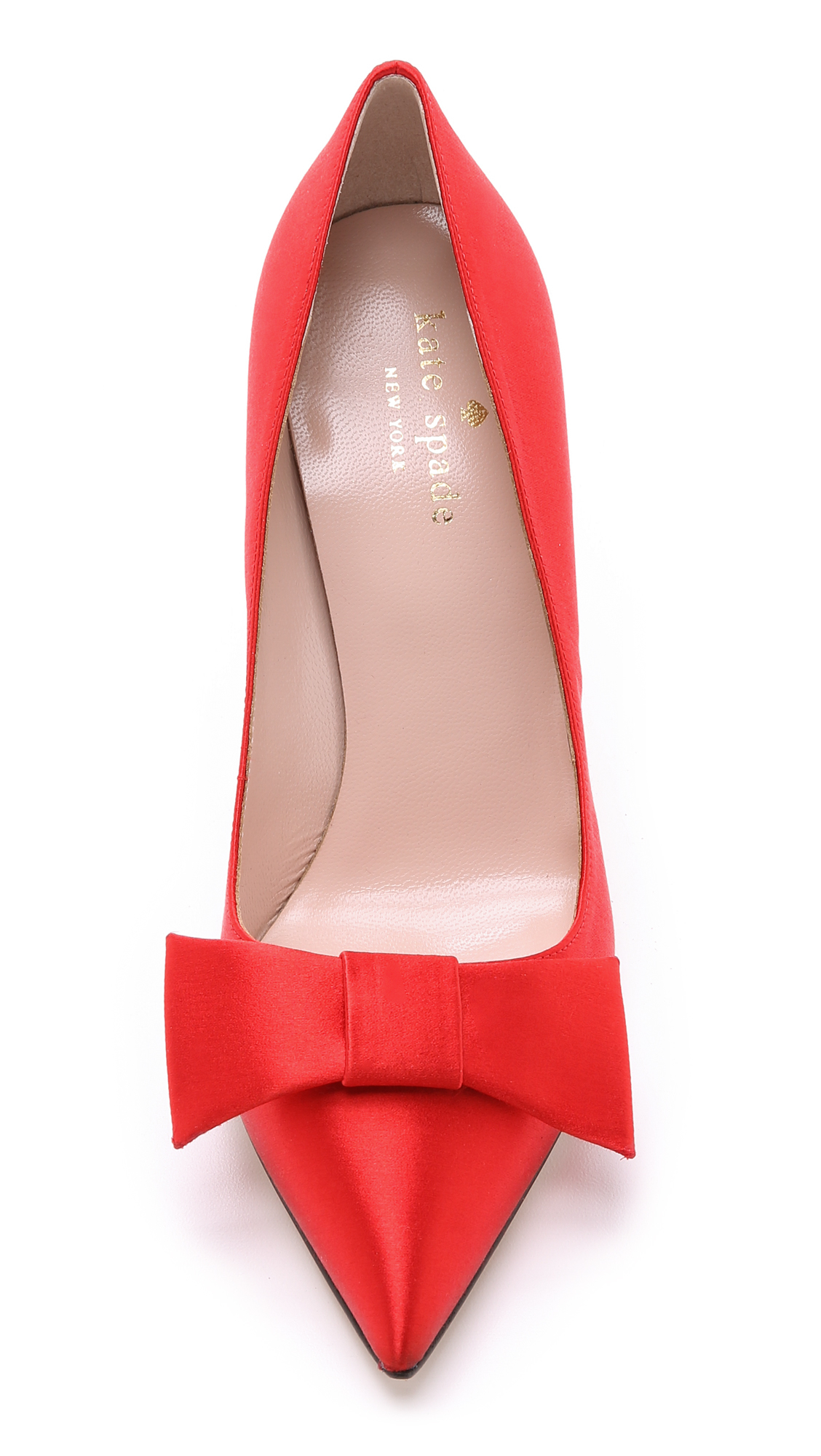 Kate Spade Layla Bow Pumps - Red | Lyst